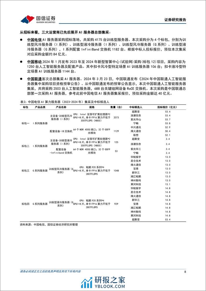 运营商2023年报总结：经营稳健、资产质量提升，大比例分红回报股东 - 第8页预览图