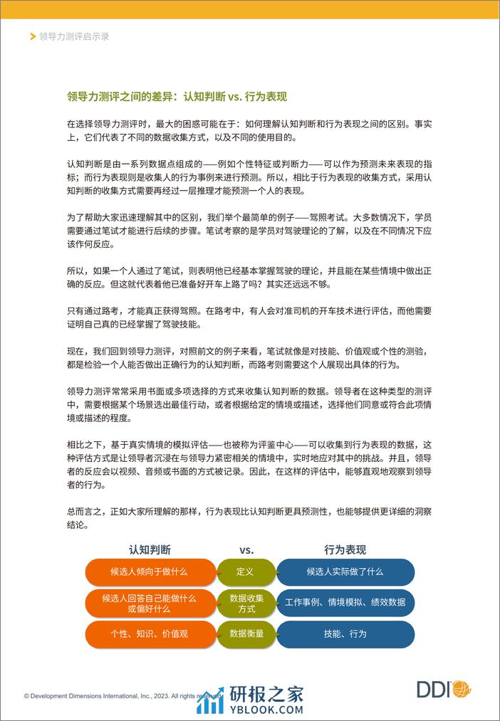 DDI：领导力测评启示录：有效实施人才测评的行动指南报告2023 - 第5页预览图