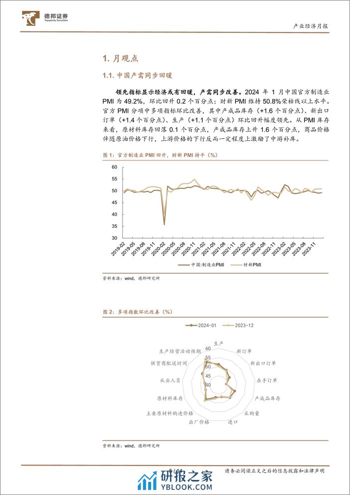 产业经济月报：从波动率看市场的底部构建-20240204-德邦证券-14页 - 第5页预览图