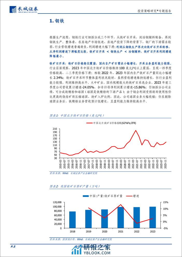 投资策略研究-业绩显微镜系列一：上游行业哪些细分领域业绩突出？-240306-长城证券-15页 - 第5页预览图