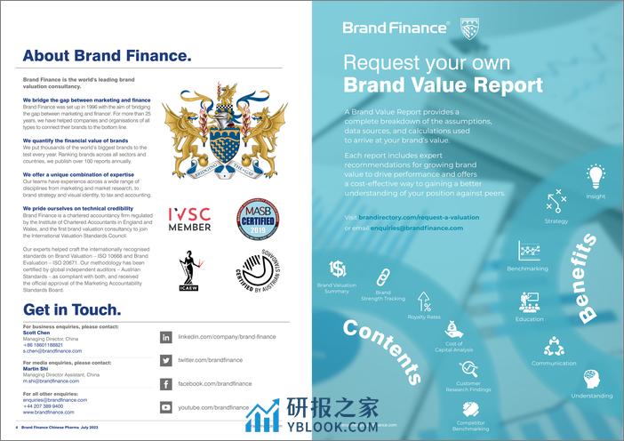 2023年中国医药榜单（英文版）-Brand Finance - 第3页预览图