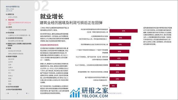 BDO 2023 年全球建筑行业调研报告 - 第3页预览图