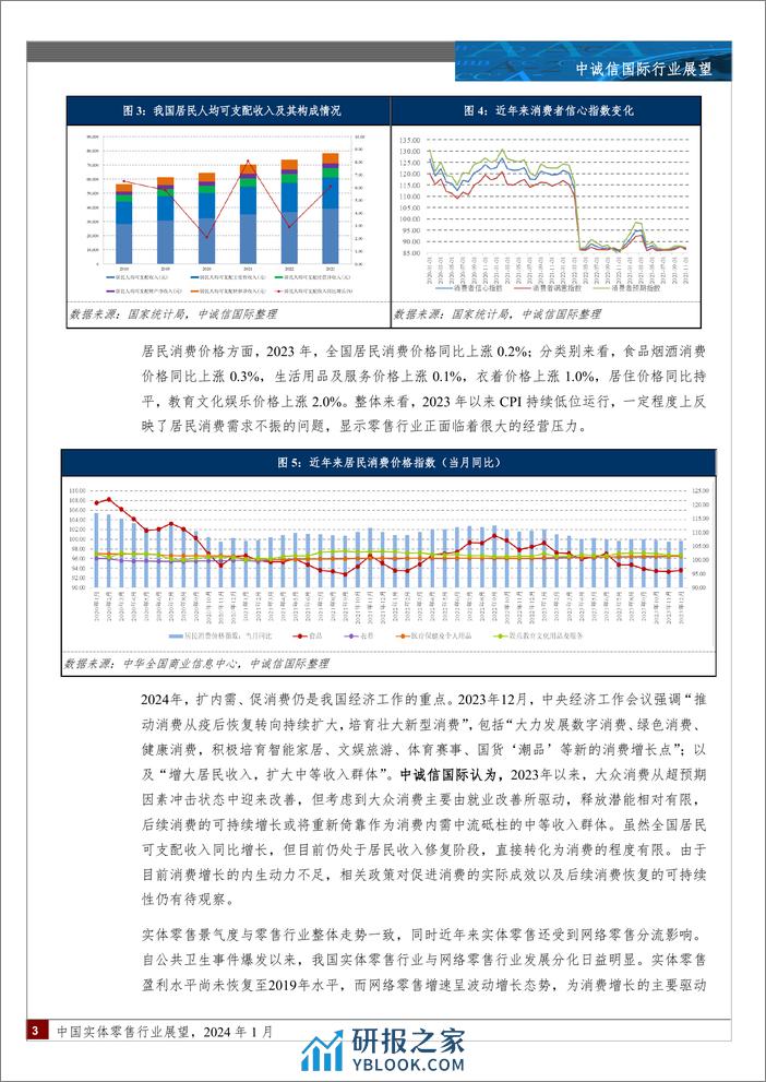 中诚信国际-中国实体零售行业展望，2024年1月 - 第3页预览图