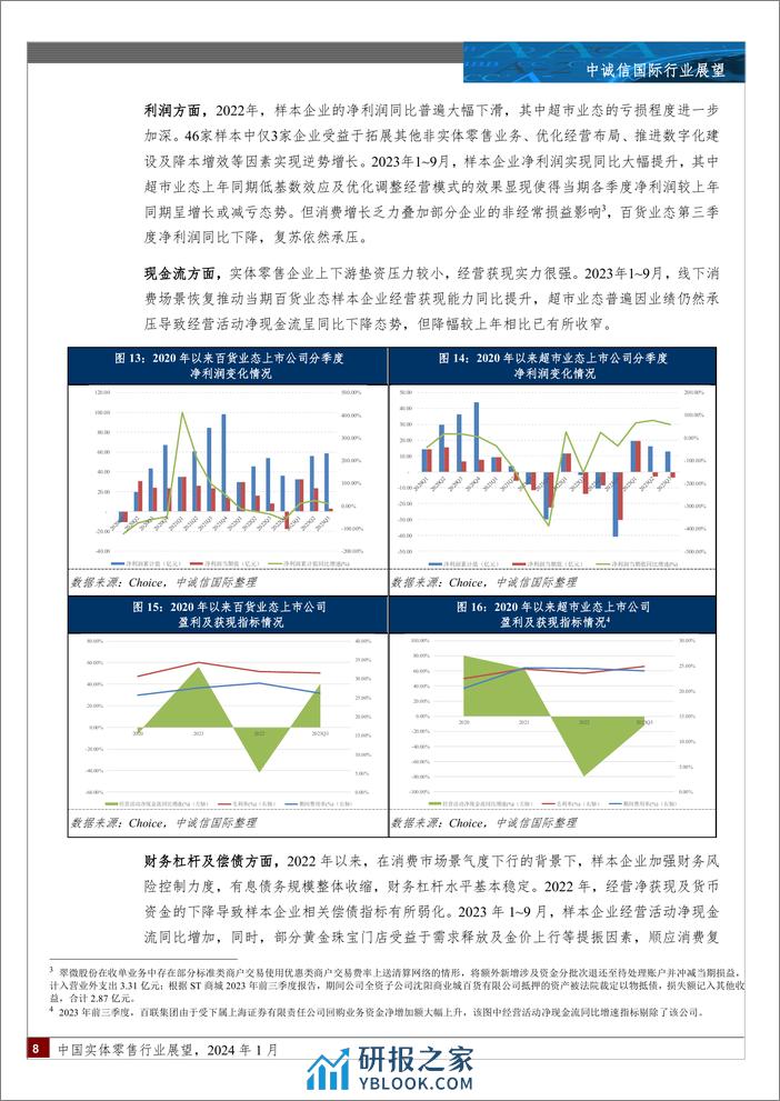 中诚信国际-中国实体零售行业展望，2024年1月 - 第8页预览图