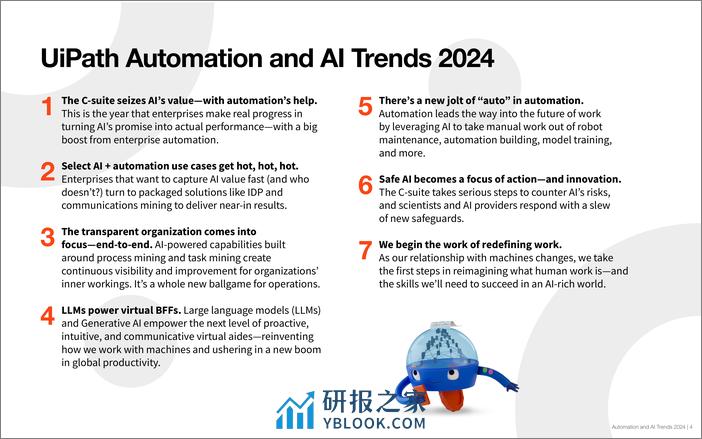 2024年自动化和AI趋势决定两种变革性技术如何实现价值的七大趋势-英文版-UiPath - 第4页预览图