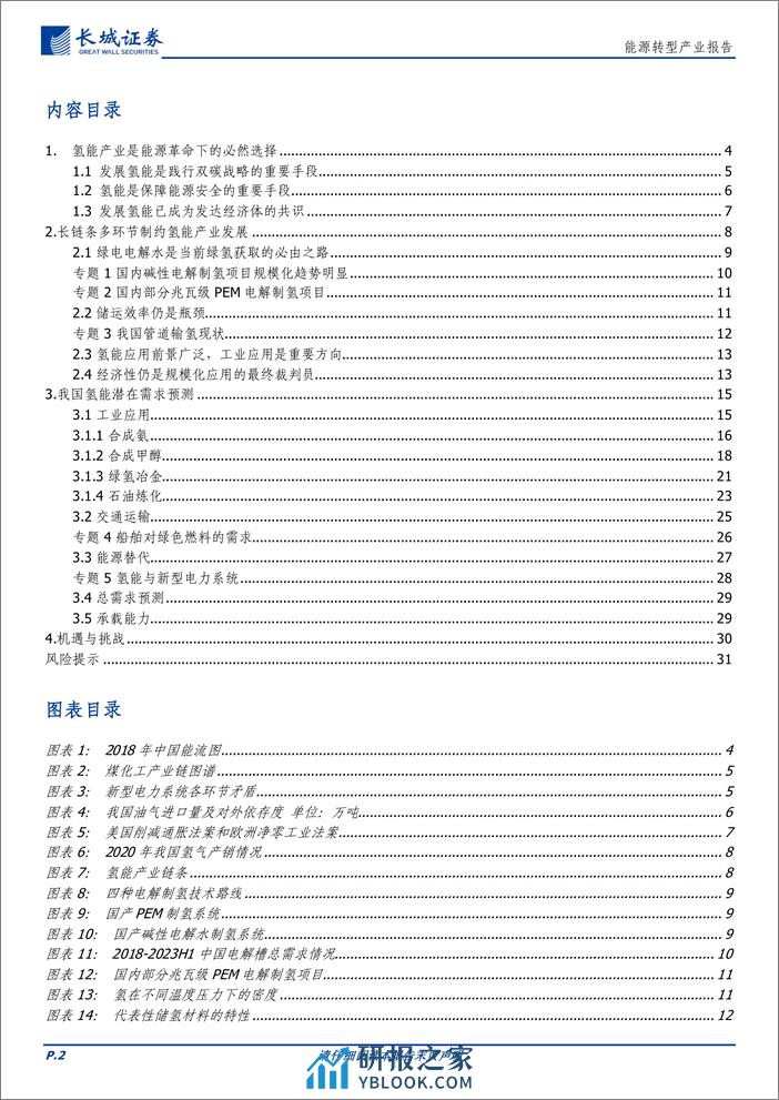 氢能及燃料电池-氢能产业发展研究报告-长城证券 - 第2页预览图