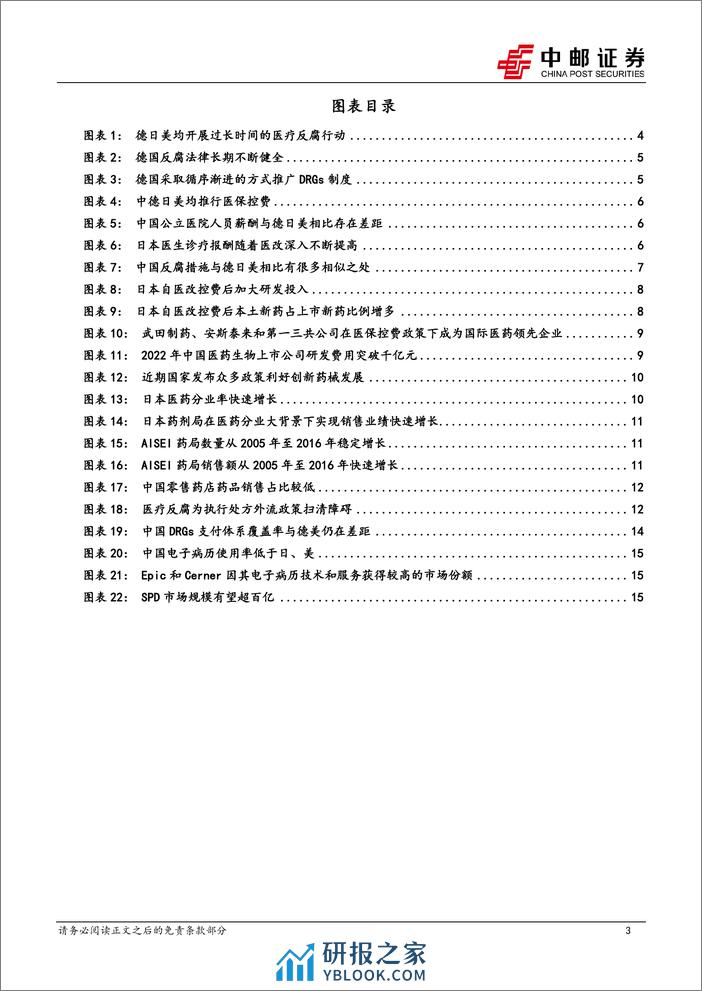 医药生物行业报告：从海外启示，看医疗反腐后板块性投资机会 - 第3页预览图