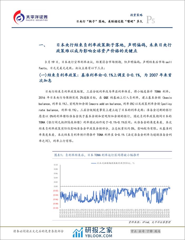 投资策略：日央行“靴子”落地，美联储还能“嘴硬”多久-240321-太平洋证券-23页 - 第5页预览图