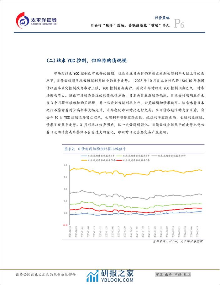 投资策略：日央行“靴子”落地，美联储还能“嘴硬”多久-240321-太平洋证券-23页 - 第6页预览图