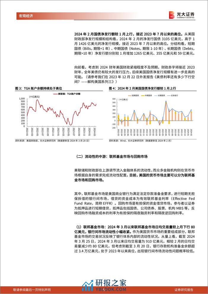 2024年3月美国流动性观察：美联储放鸽后为何又加快缩表？-240327-光大证券-12页 - 第5页预览图