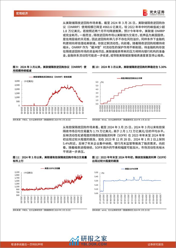 2024年3月美国流动性观察：美联储放鸽后为何又加快缩表？-240327-光大证券-12页 - 第7页预览图