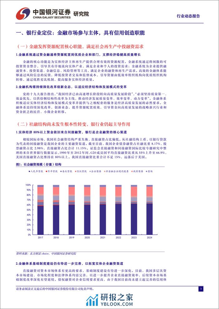 银行业动态报告：社融信贷增速短期回落，政策空间仍存-240401-银河证券-15页 - 第3页预览图