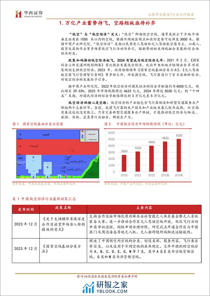 通信行业低空经济：万亿产业蓄势待飞，通信技术保障落地-240324-华西证券-11页 - 第3页预览图