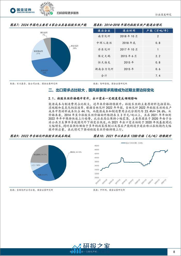 基础化工行业深度研究：粘胶长丝，供给格局高度集中，国风服饰需求推动行业景气度上行-240408-国金证券-18页 - 第8页预览图