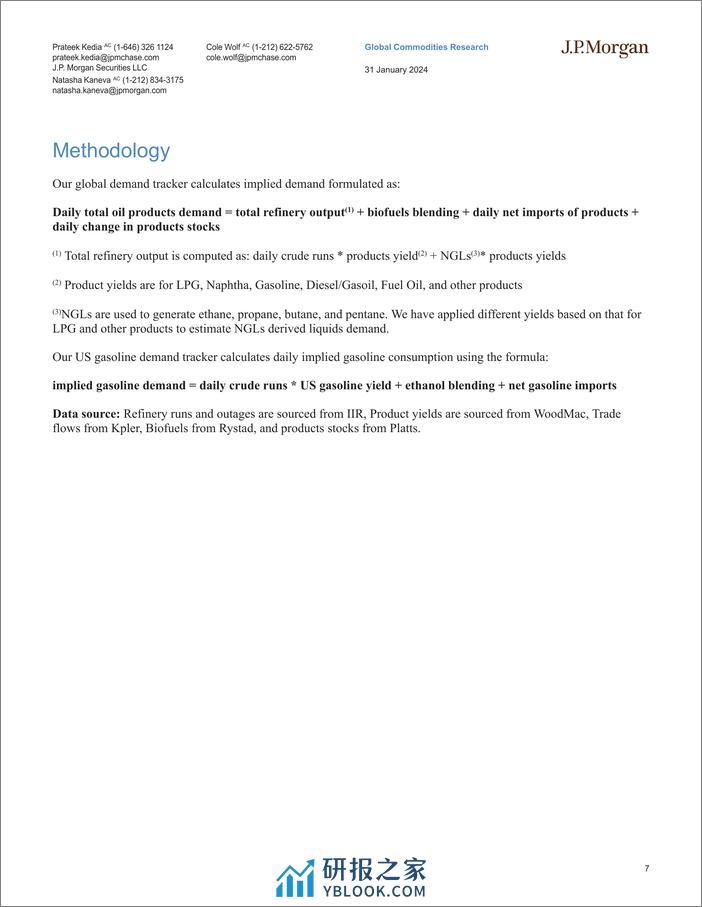 JPMorgan Econ  FI-Oil Demand Tracker Unseasonably warm weather continues to ne...-106258742 - 第7页预览图