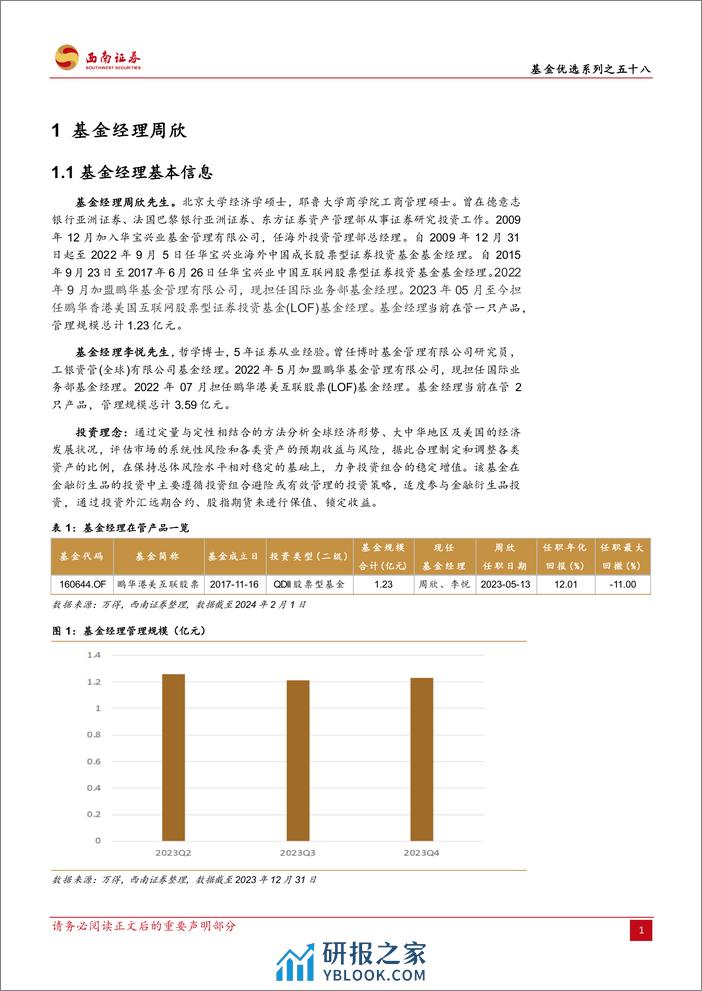 基金优选系列之五十八：鹏华香港美国互联网产品分析-深挖科技互联网，控制风险稳步盈利-20240226-西南证券-15页 - 第4页预览图