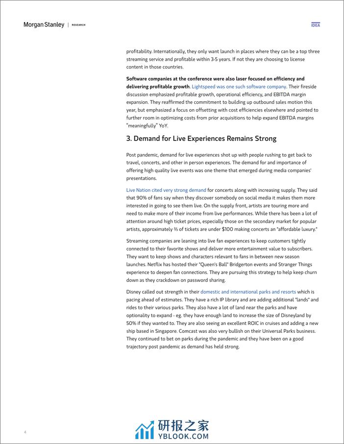 Morgan Stanley-US Thematics Thematic Thoughts  Best Ideas from the TMT Co...-106971642 - 第4页预览图