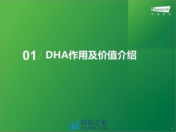 2023年中国儿童DHA市场白皮书-艾瑞咨询 - 第3页预览图