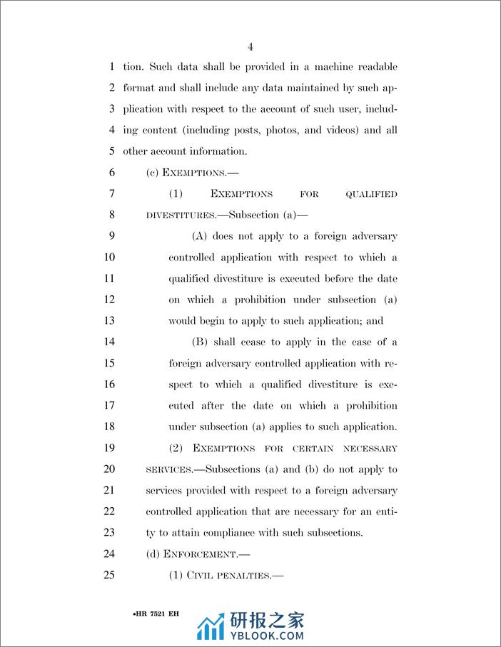 美众议院通过TikTok剥离法案（英）-美众议院-2024-14页 - 第3页预览图