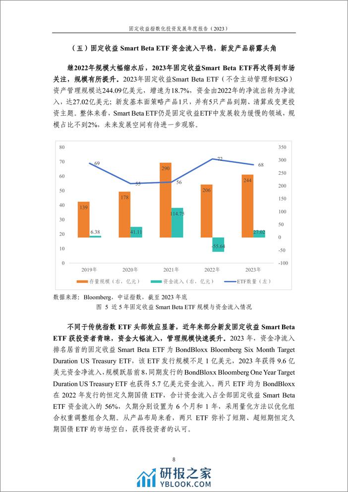 固收指数产品规模扩容，低风险品种配置需求提升——固定收益指数化投资发展年度报告（2023）-15页 - 第8页预览图