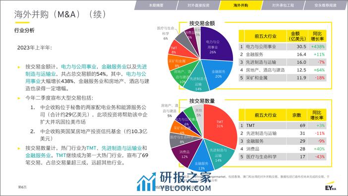 2023年上半年中国海外投资概览 - 第6页预览图