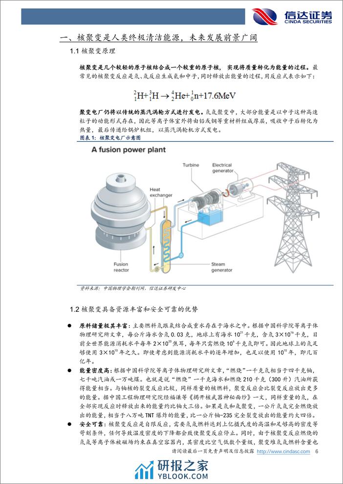 电力设备与新能源行业深度报告-核电行业专题报告(二)：可控核聚变曙光将近，产业链加速发展-240314-信达证券-31页 - 第5页预览图