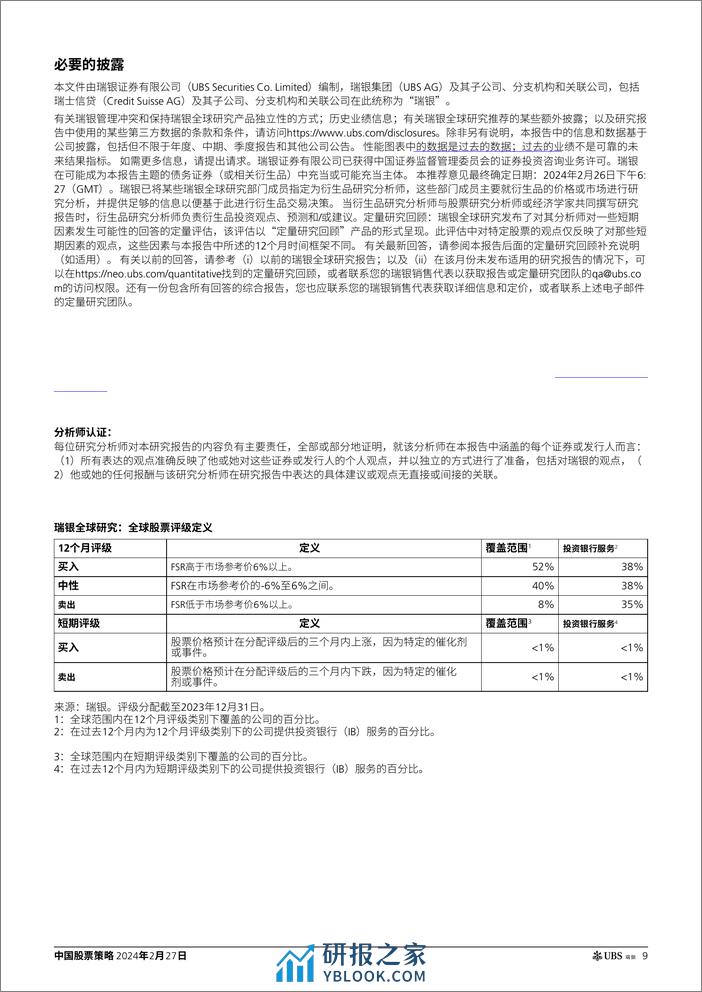 UBS：如何追踪和量化“国家队”的流入 - 第8页预览图