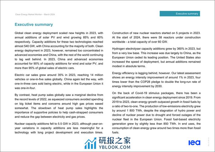 全球清洁能源市场监测报告（2024年3月版）（英文版）-国际能源署 - 第5页预览图