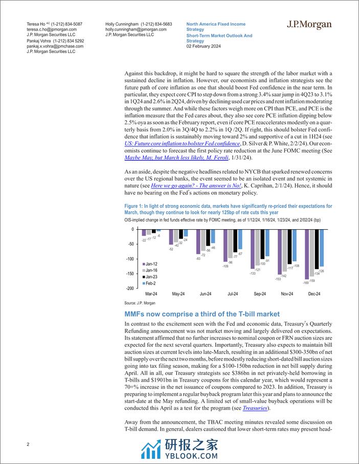 JPMorgan Econ  FI-Short-Term Market Outlook And Strategy Markets move on from ...-106318135 - 第2页预览图