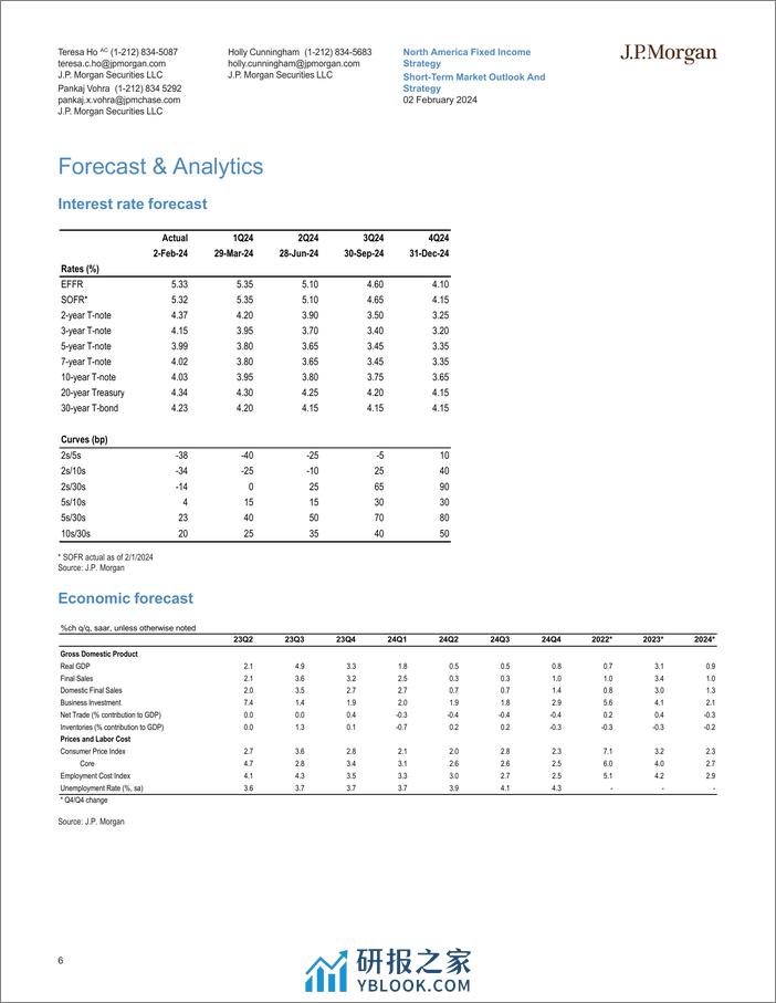 JPMorgan Econ  FI-Short-Term Market Outlook And Strategy Markets move on from ...-106318135 - 第6页预览图