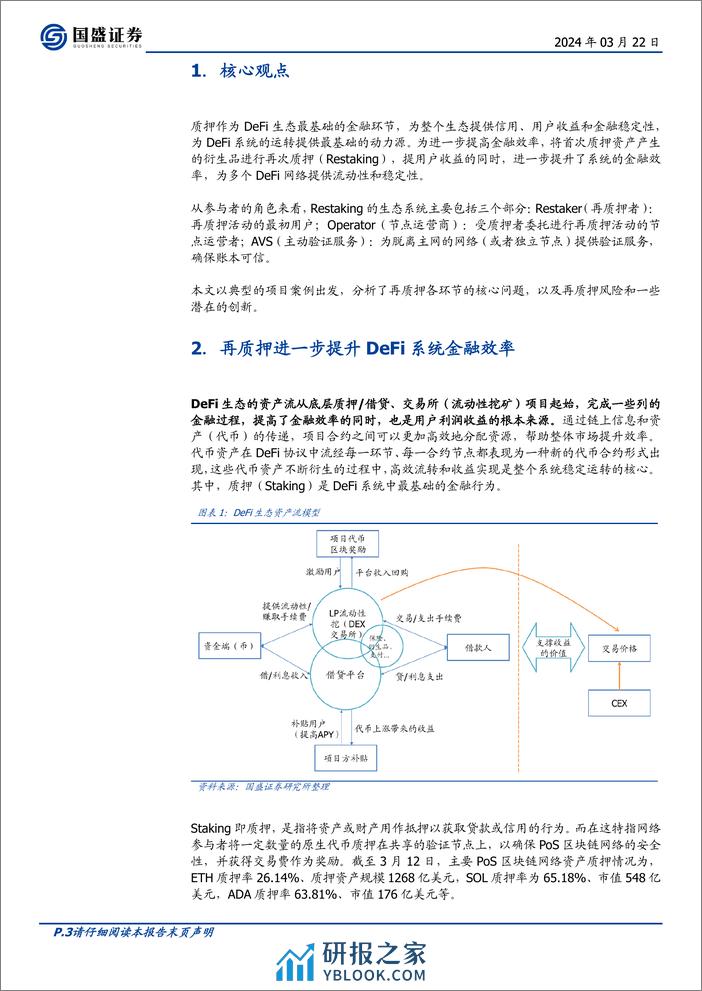 区块链行业专题研究：Restaking，推动DeFi进入“新次元”-240322-国盛证券-12页 - 第3页预览图