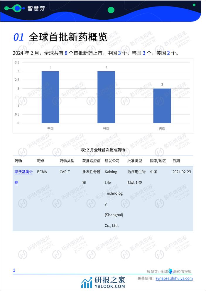 2024年2月全球首批及特殊审评药物报告 - 第4页预览图