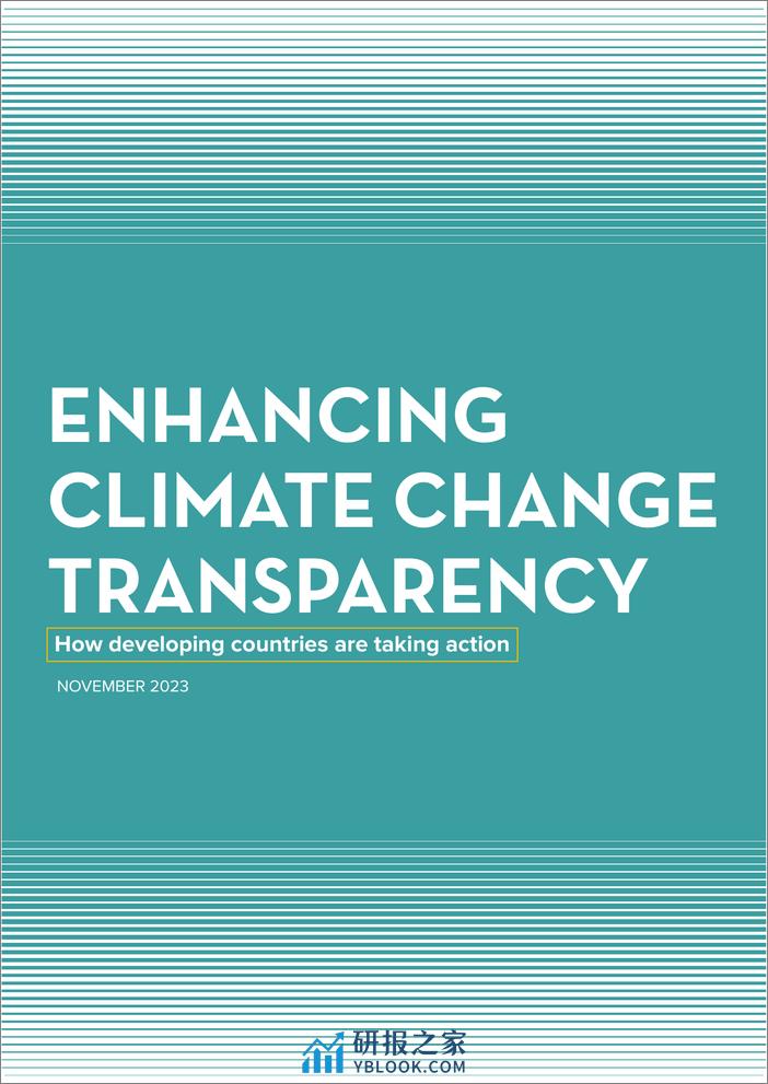 提高气候变化透明度：发展中国家如何采取行动（英文版）-UNDP - 第3页预览图
