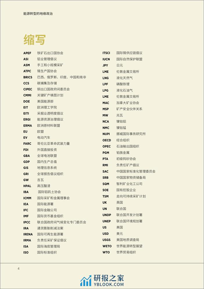 IRENA_能源转型的地缘政治：关键材料 - 第4页预览图