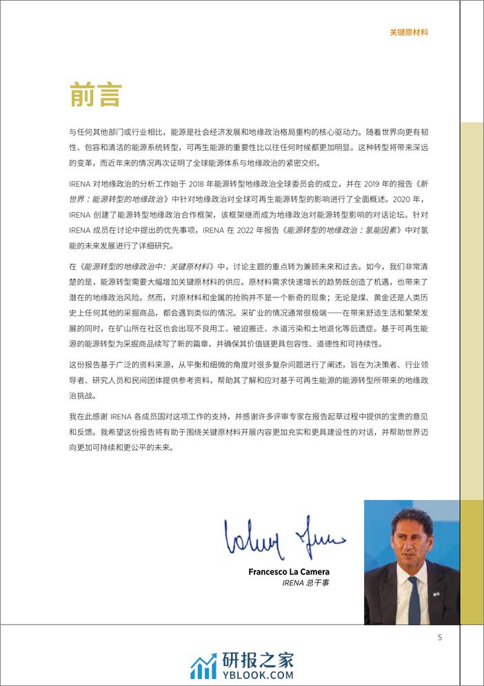 IRENA_能源转型的地缘政治：关键材料 - 第5页预览图