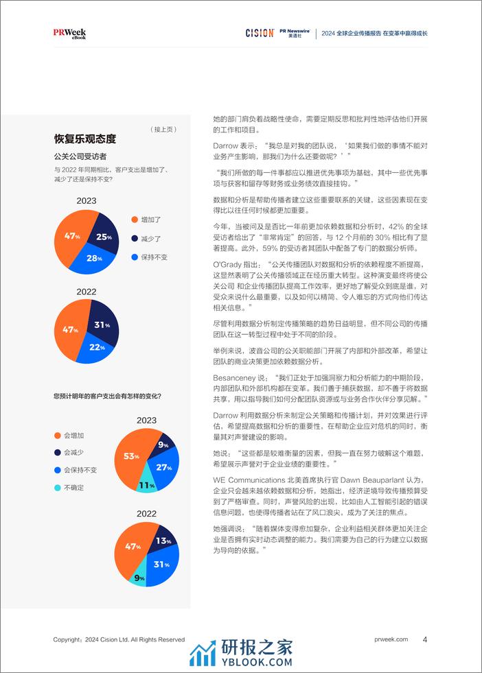 2024全球企业传播报告：在变革中赢得成长 - 第4页预览图