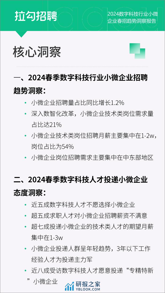 2024数字科技行业小微企业春招趋势洞察报告 - 第4页预览图