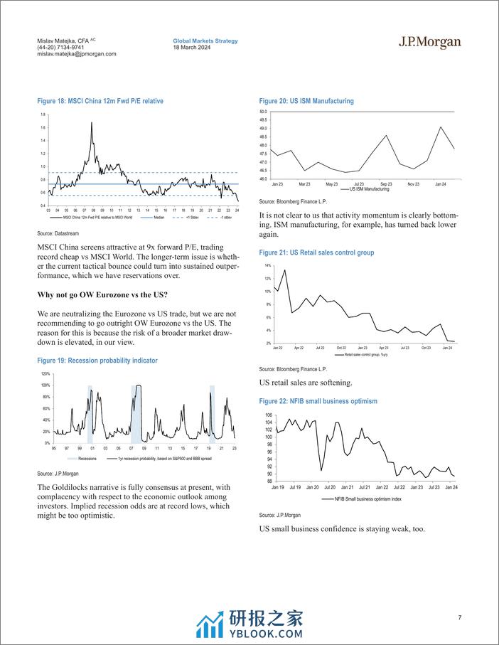 JPMorgan-Equity Strategy Closing the OW US vs Eurozone trade-107092885 - 第7页预览图