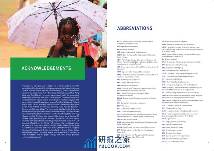 世界银行-中非共和国主要人类发展部门的公共支出审查（英）-2024.2-106页 - 第4页预览图