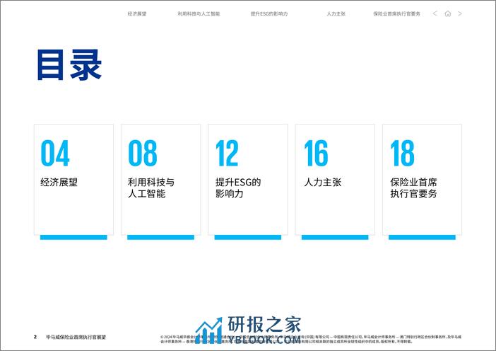 毕马威：2024保险业首席执行官展望报告 - 第2页预览图