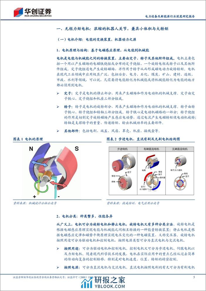 电力设备及新能源行业深度研究报告：人形机器人系列之四：无框力矩电机，玲珑动力源 - 第5页预览图