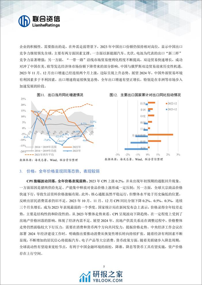 经济顶住内外压力，长期向好趋势未变--宏观经济信用观察年报（2023年年报）-16页 - 第6页预览图