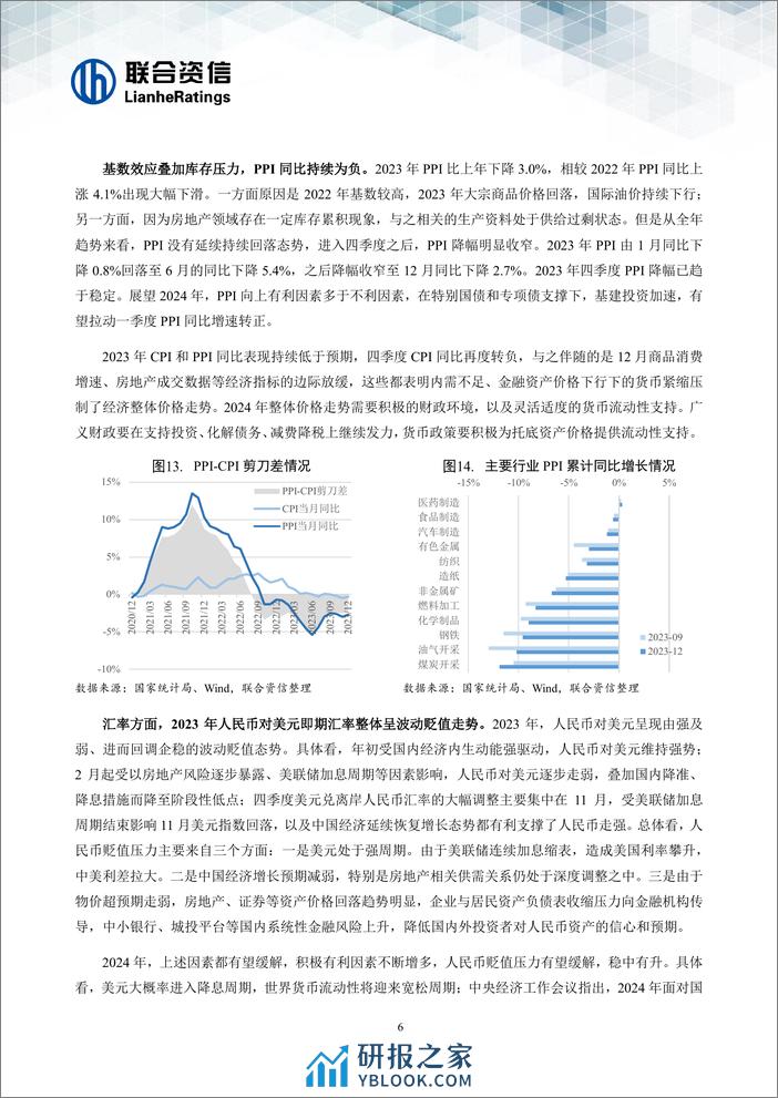 经济顶住内外压力，长期向好趋势未变--宏观经济信用观察年报（2023年年报）-16页 - 第7页预览图