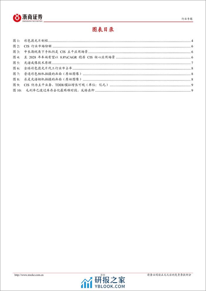 电子行业OCF行业报告：CIS产业关键一环，光谱应用有望加速-240401-浙商证券-11页 - 第3页预览图