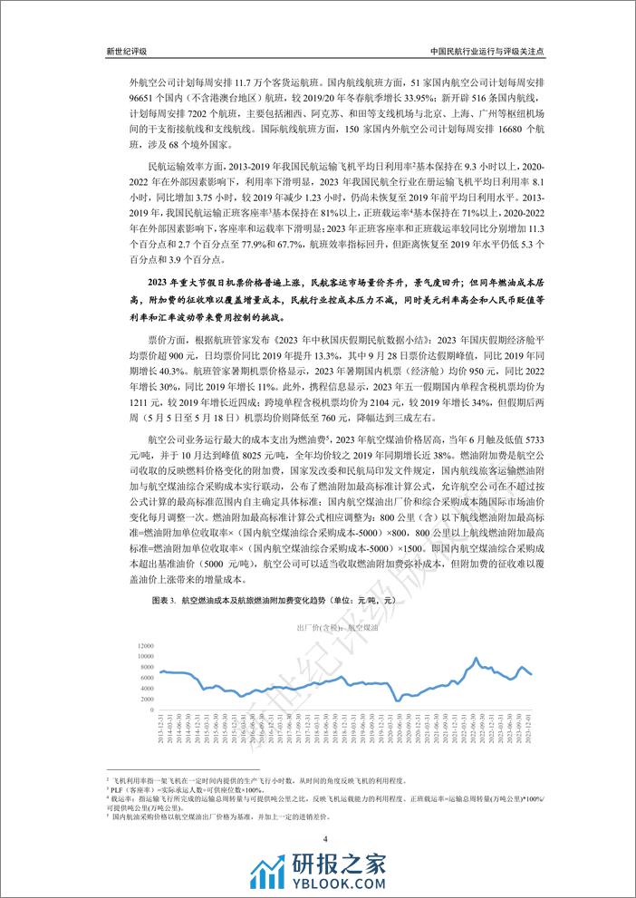 中国民航行业运行与评级关注点-21页 - 第4页预览图