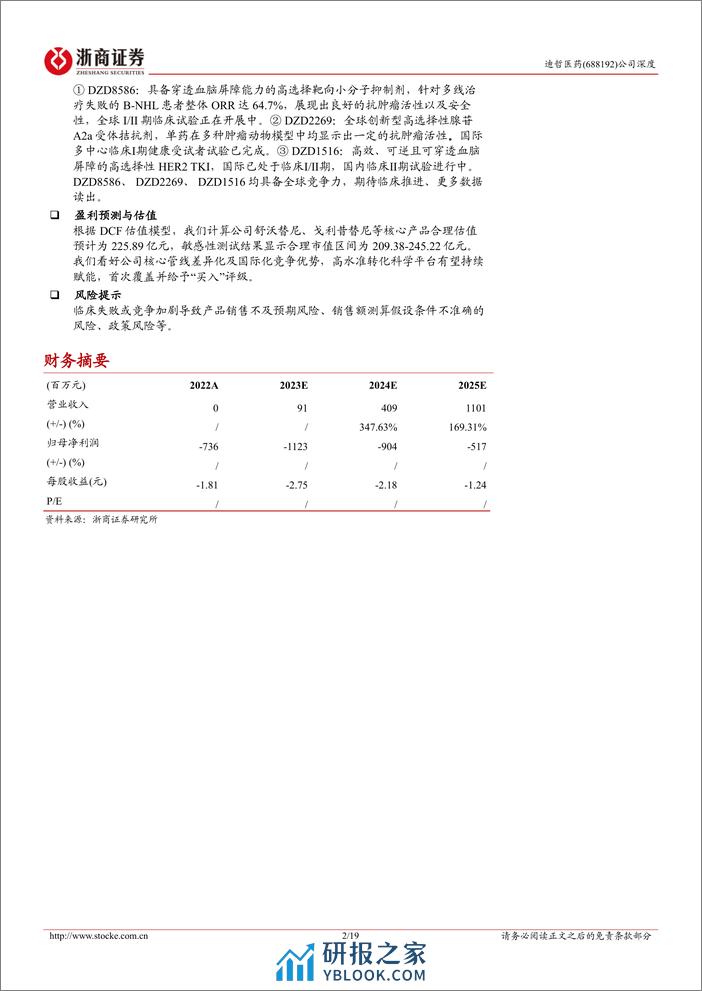 迪哲医药-688192.SH-迪哲医药深度报告：看好高起点下全球创新力-20240327-浙商证券-19页 - 第2页预览图