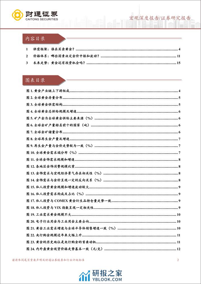 大宗商品分析框架系列之一：黄金还能涨多久？-240409-财通证券-18页 - 第2页预览图