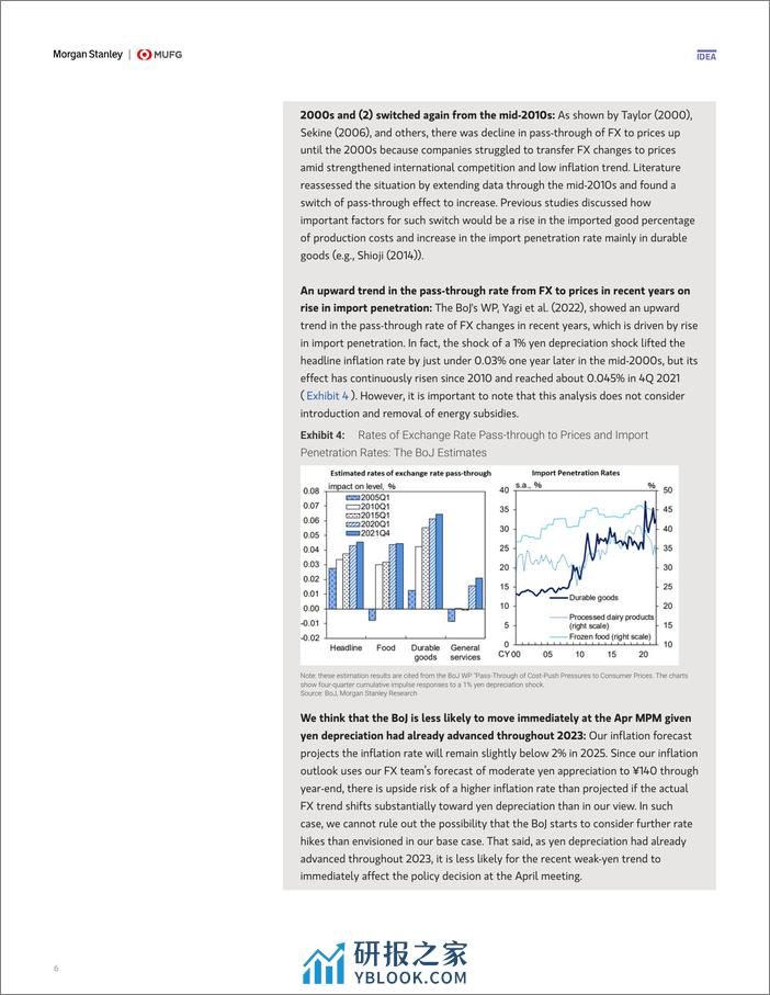 Morgan Stanley Fixed-BoJ Watch  Macro Strategy Will the BoJ Move On Yen Weaknes...-107352931 - 第6页预览图