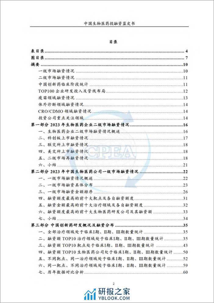 2023年度中国生物医药投融资蓝皮书-CPAEA & 药渡 - 第3页预览图