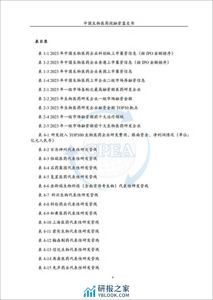 2023年度中国生物医药投融资蓝皮书-CPAEA & 药渡 - 第5页预览图